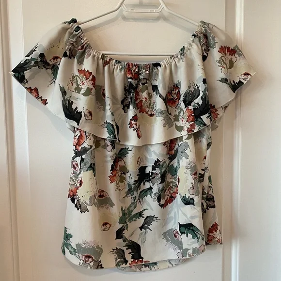 Wilfred off the shoulder floral top Medium - Picture 1 of 6